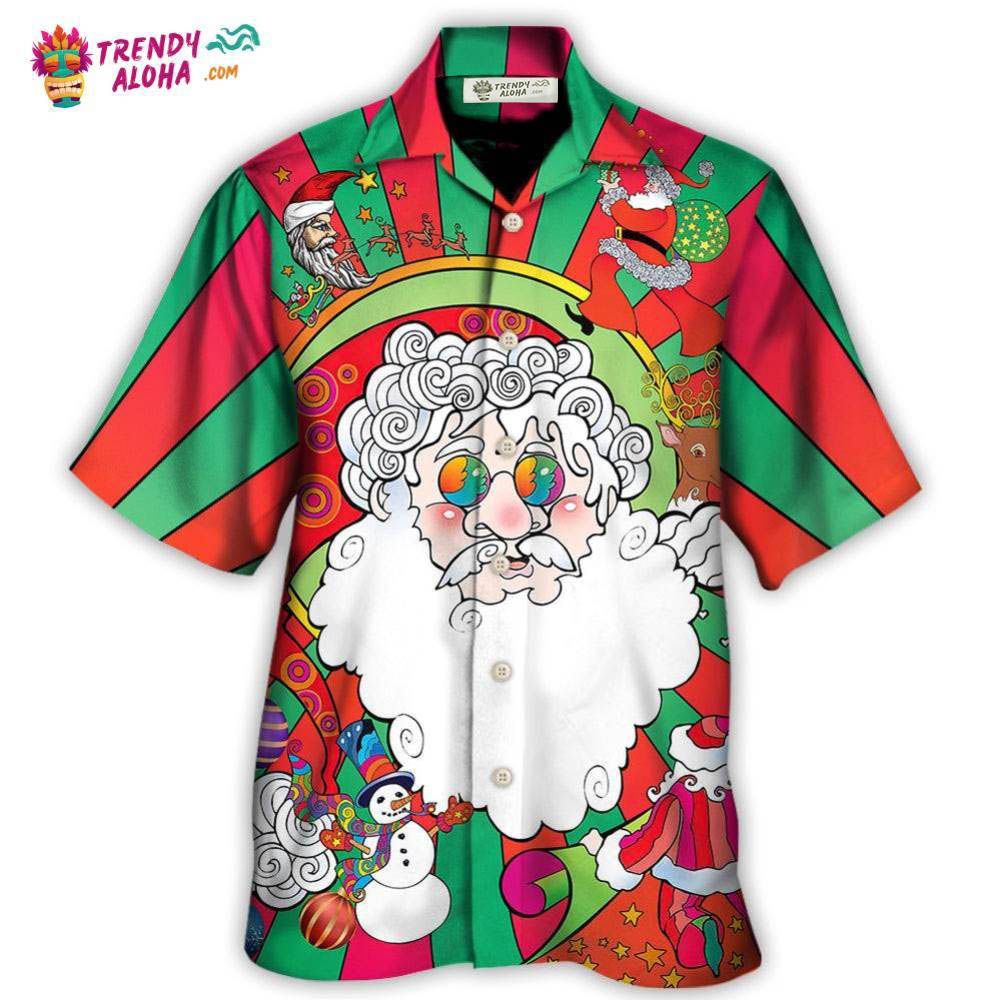 Hippie Santa Fantasy World Unreal Hawaiian Shirt – Trendy Aloha