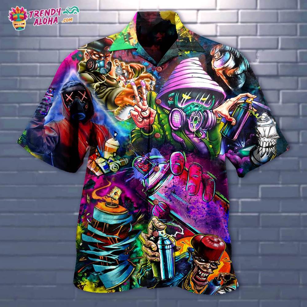 Hippie Say Hi Mysterious Hawaiian Shirt – Trendy Aloha