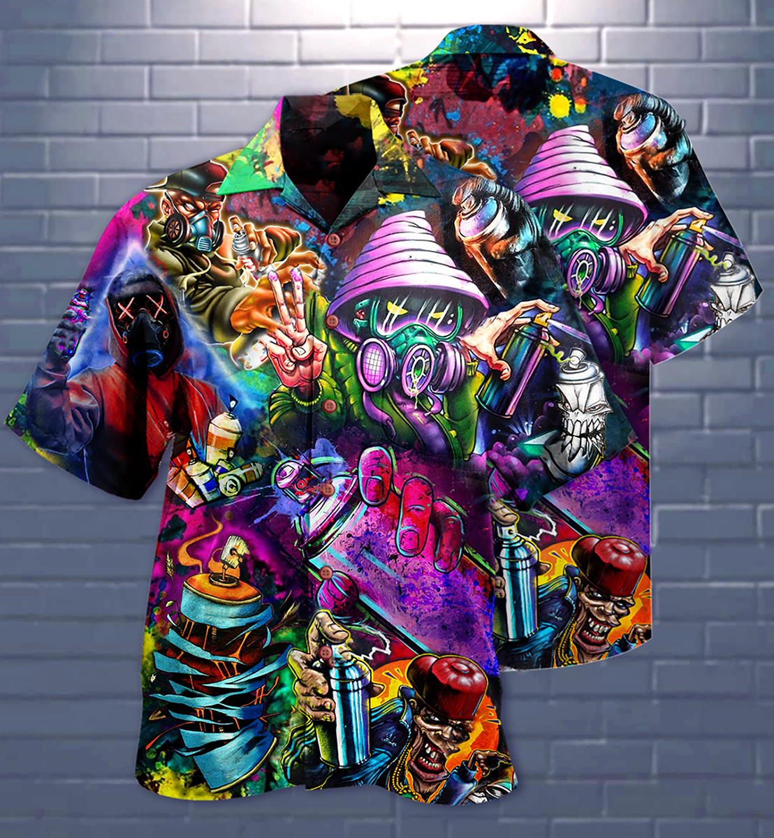 Hippie Say Hi Mysterious Hawaiian Shirt