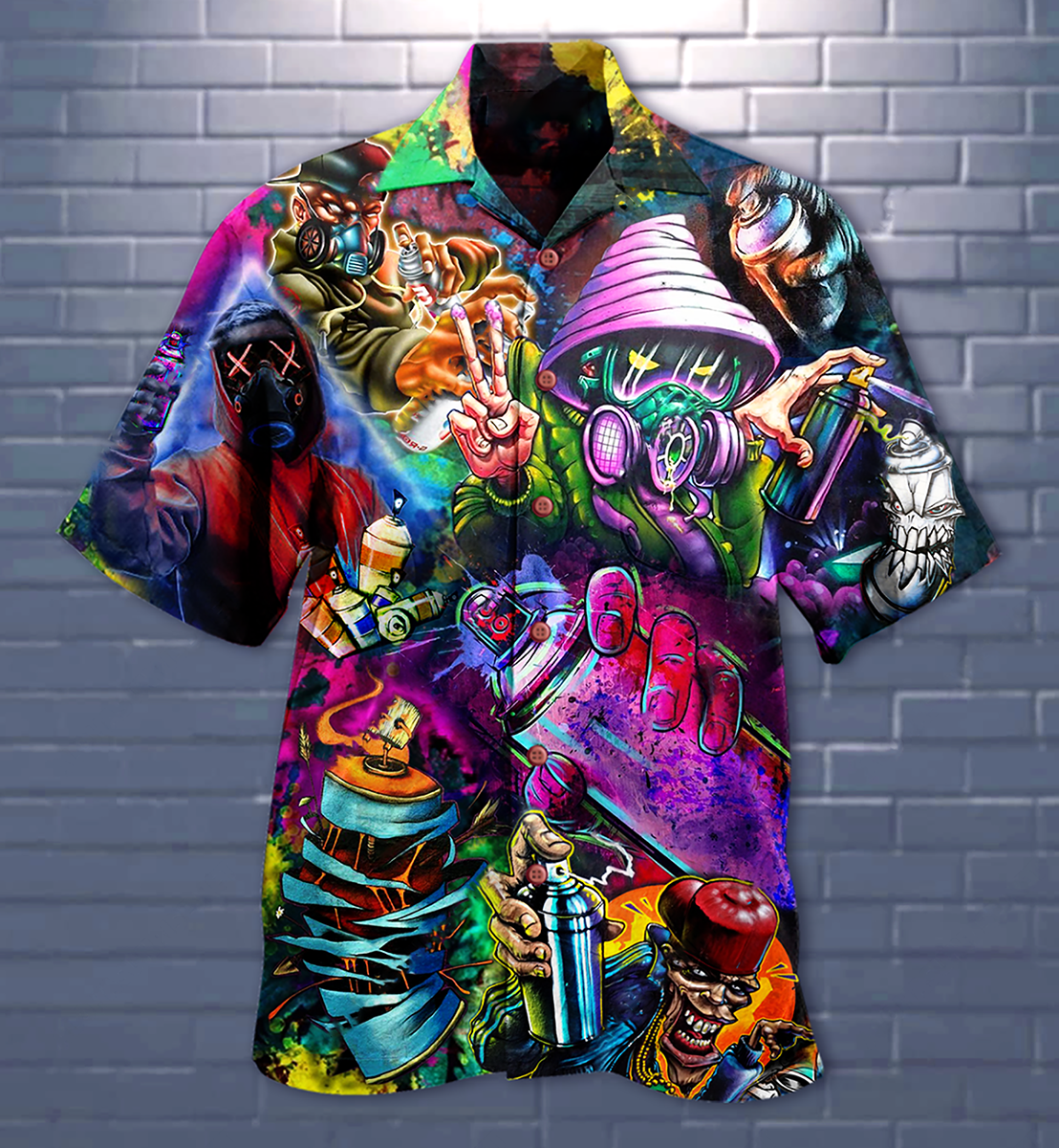 Hippie Say Hi Mysterious Hawaiian Shirt