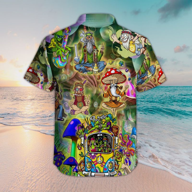 Hippie Thing Explained Throug Vibrant Imagery on Shirt