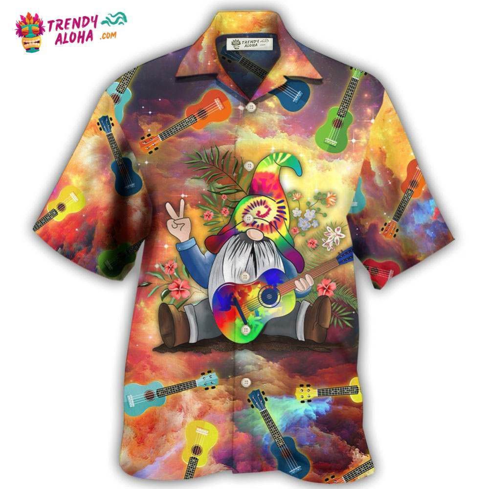 Hippie Ukulele Hippie Let It Be Hawaiian Shirt – Trendy Aloha Hippie Ukulele Hippie Let It Be Hawaiian Shirt – Trendy Aloha
