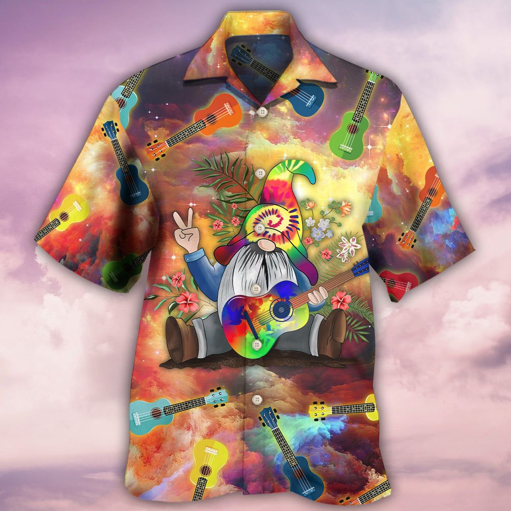Hippie Ukulele Hippie Let It Be Hawaiian Shirt Hippie Ukulele Hippie Let It Be Hawaiian Shirt