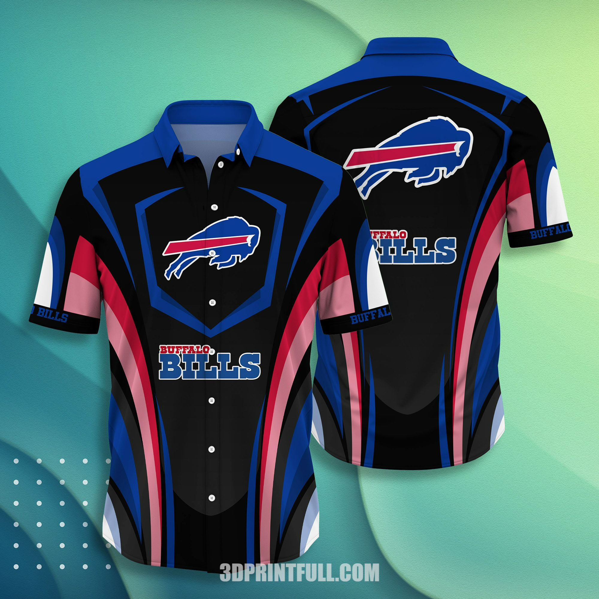 Hit the Beach in Style with Buffalo Bills Hawaiian Shirt – Tropical Flower Beach Edition