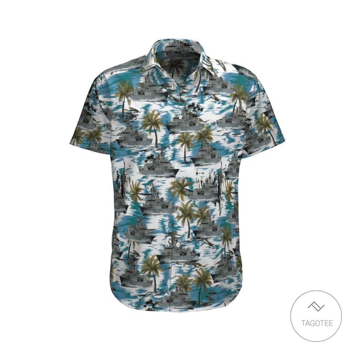 HMAS Arunta Pillar of StrengtRoyal Australian Navy Hawaiian Shirt