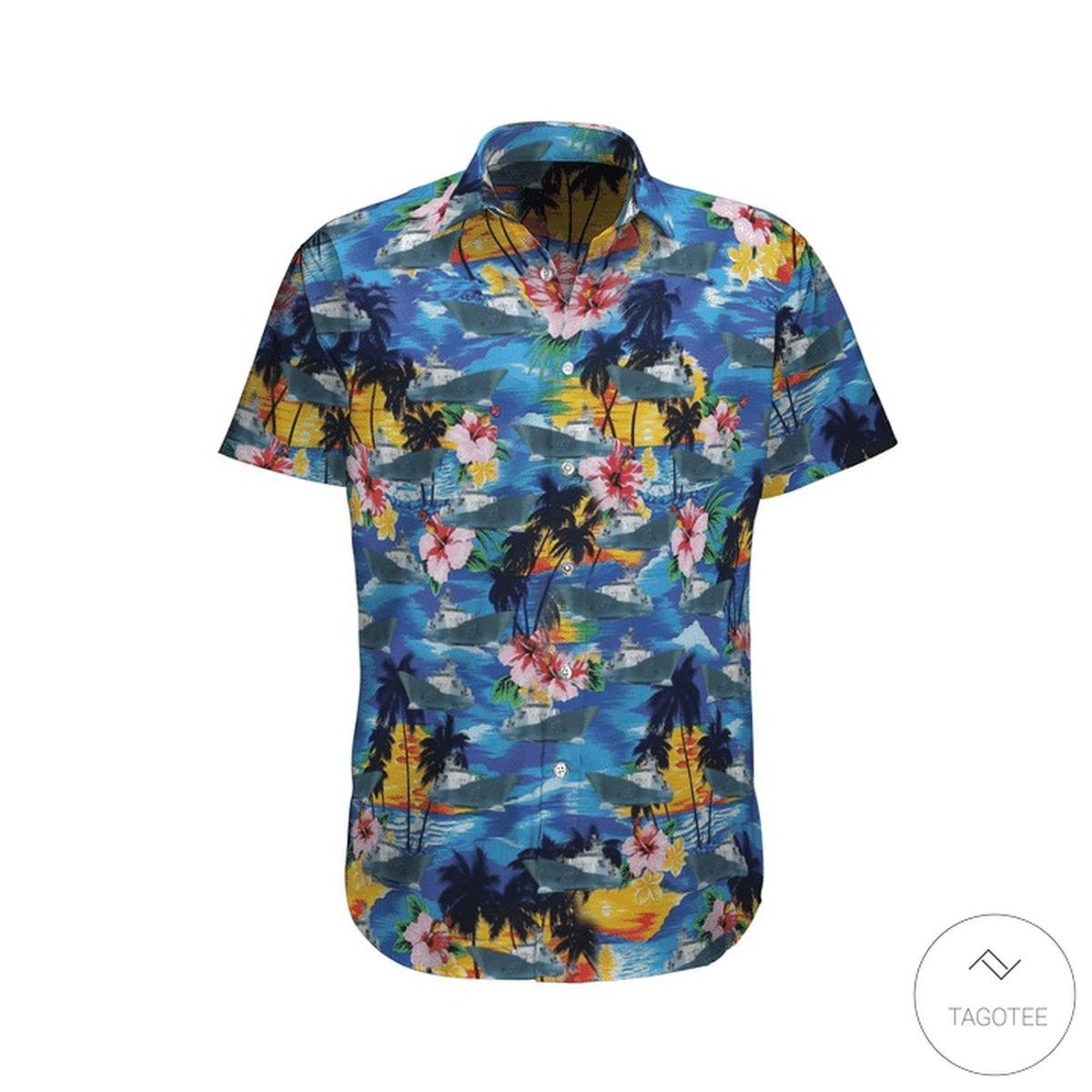 HMAS Hobart Navigating for Royal Austrailian Navy Hawaiian Shirt