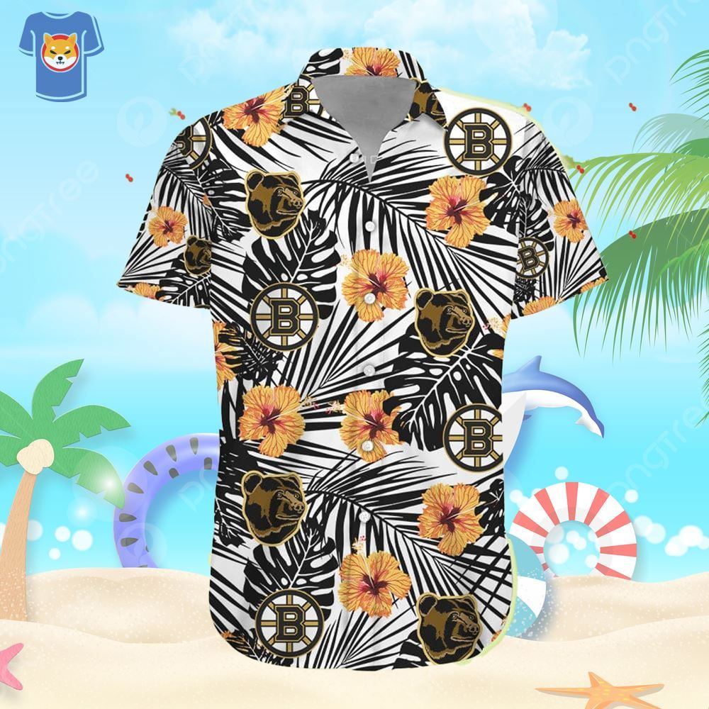 Hockey Boston Bruins Beach Shirt Men And Women Gift Hawaiian Shirt