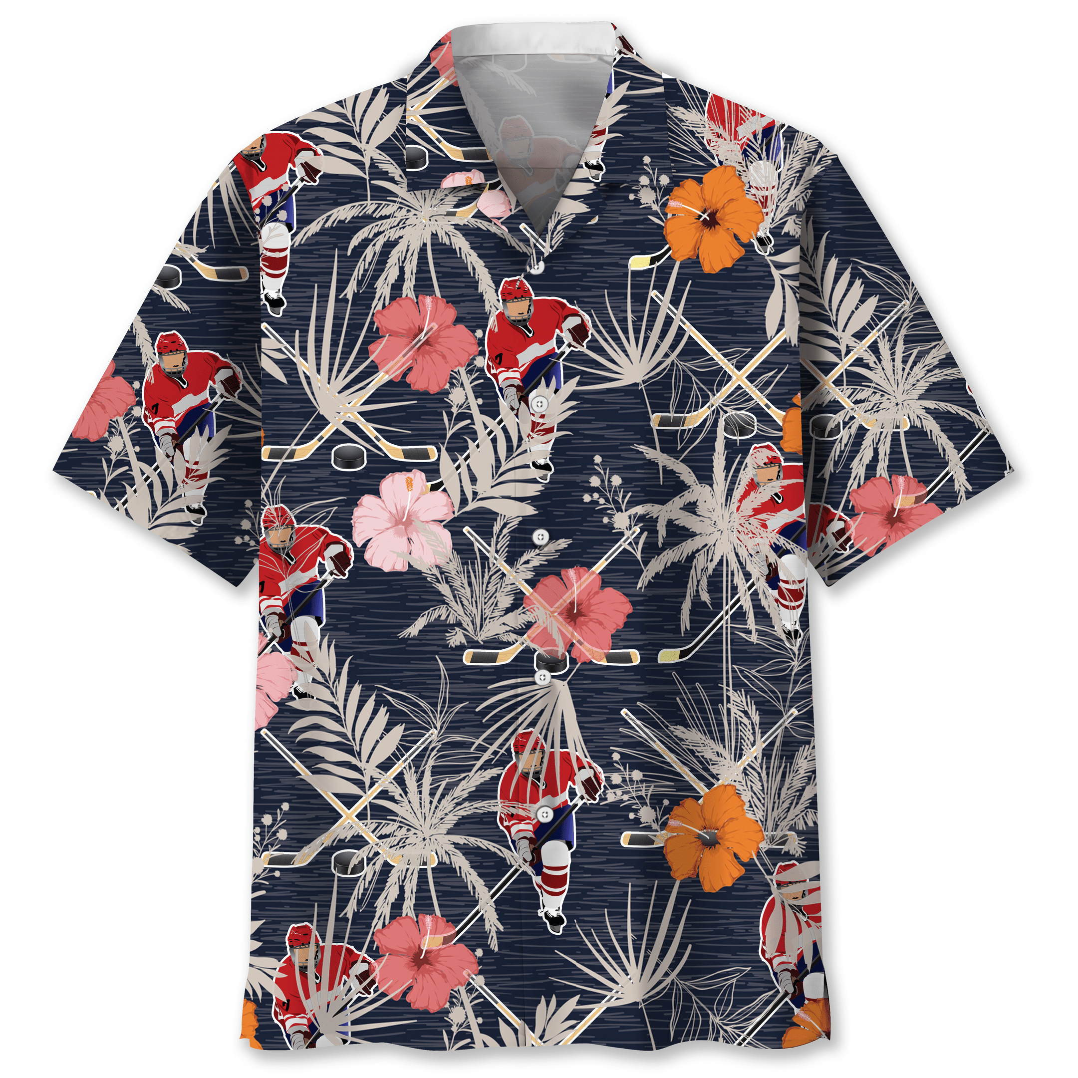 Hockey Nature Trendy Hawaiian Shirt