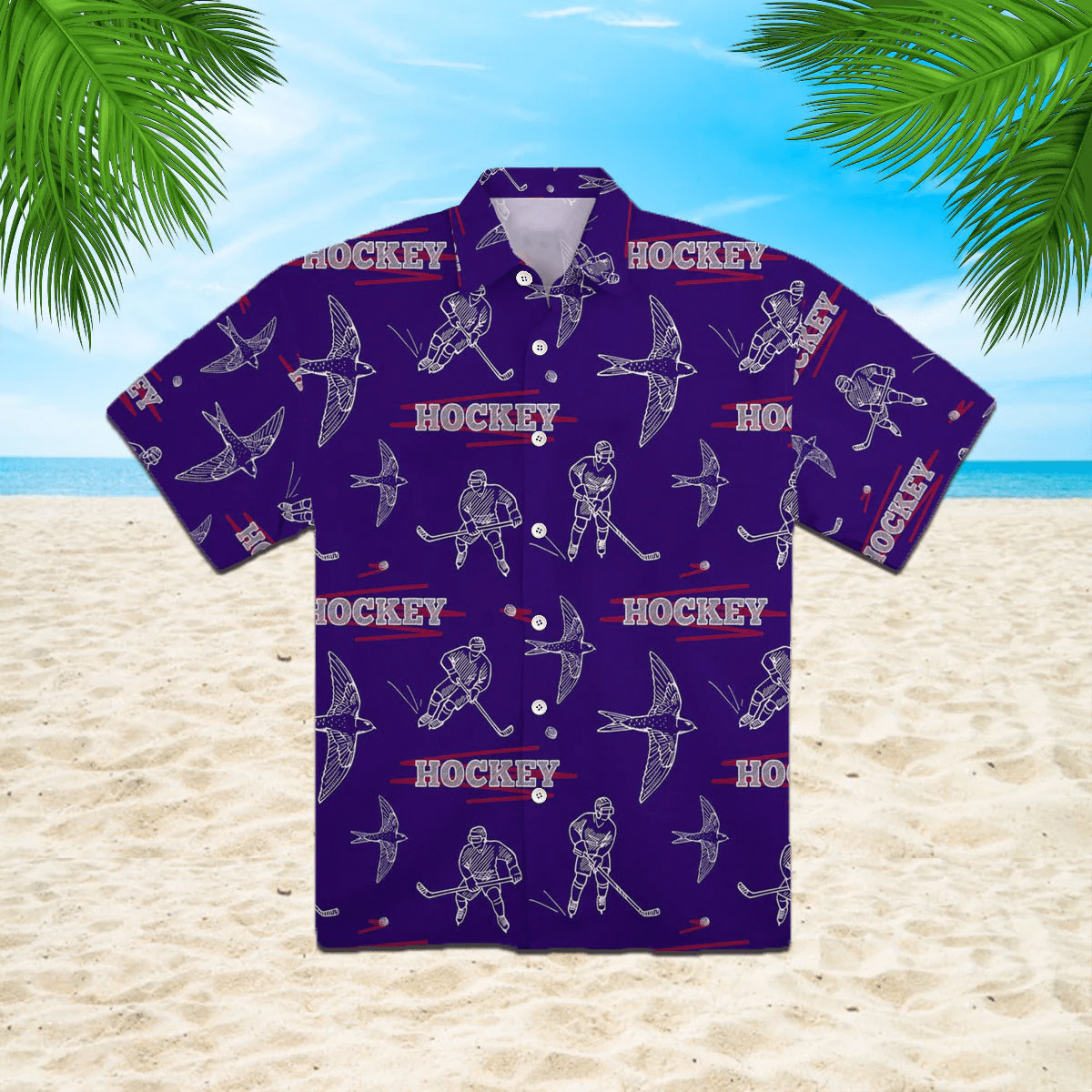 Hockey Players During The Game Trendy Hawaiian Shirt For Aloha Shirt Hockey Players During The Game Trendy Hawaiian Shirt For Aloha Shirt