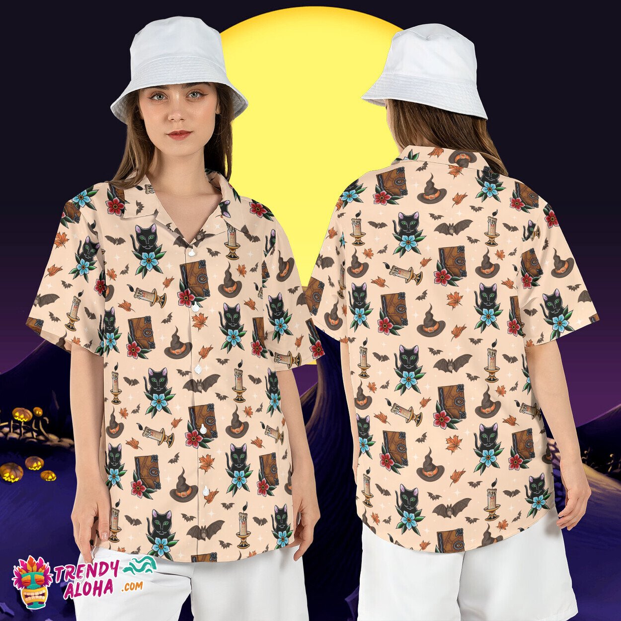 Hocus Pocus Binx Book of Spells Sanderson Sisters Halloween Shirt