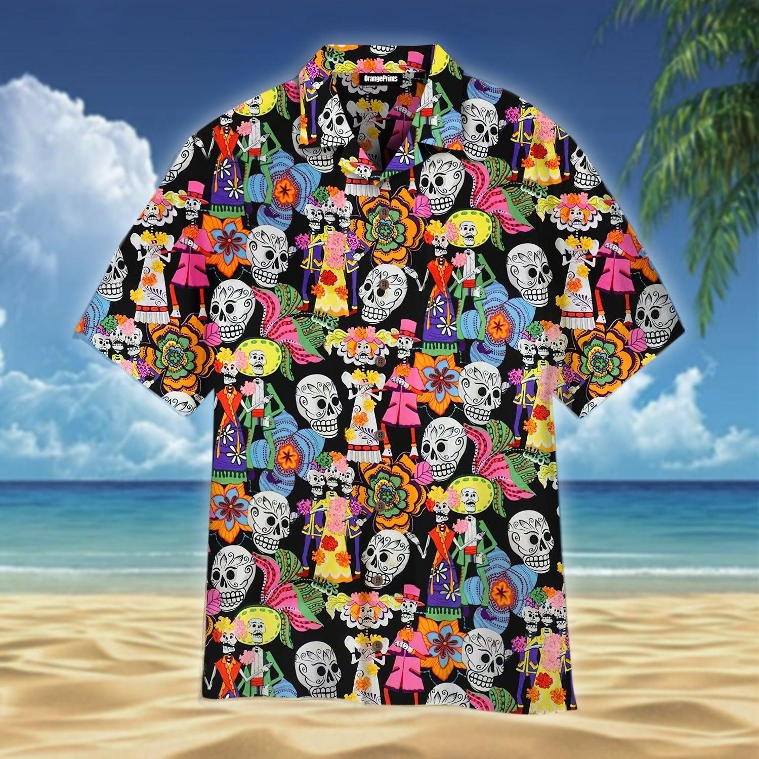 Horror Art Masterpiece in Adventure Aloha Shirt