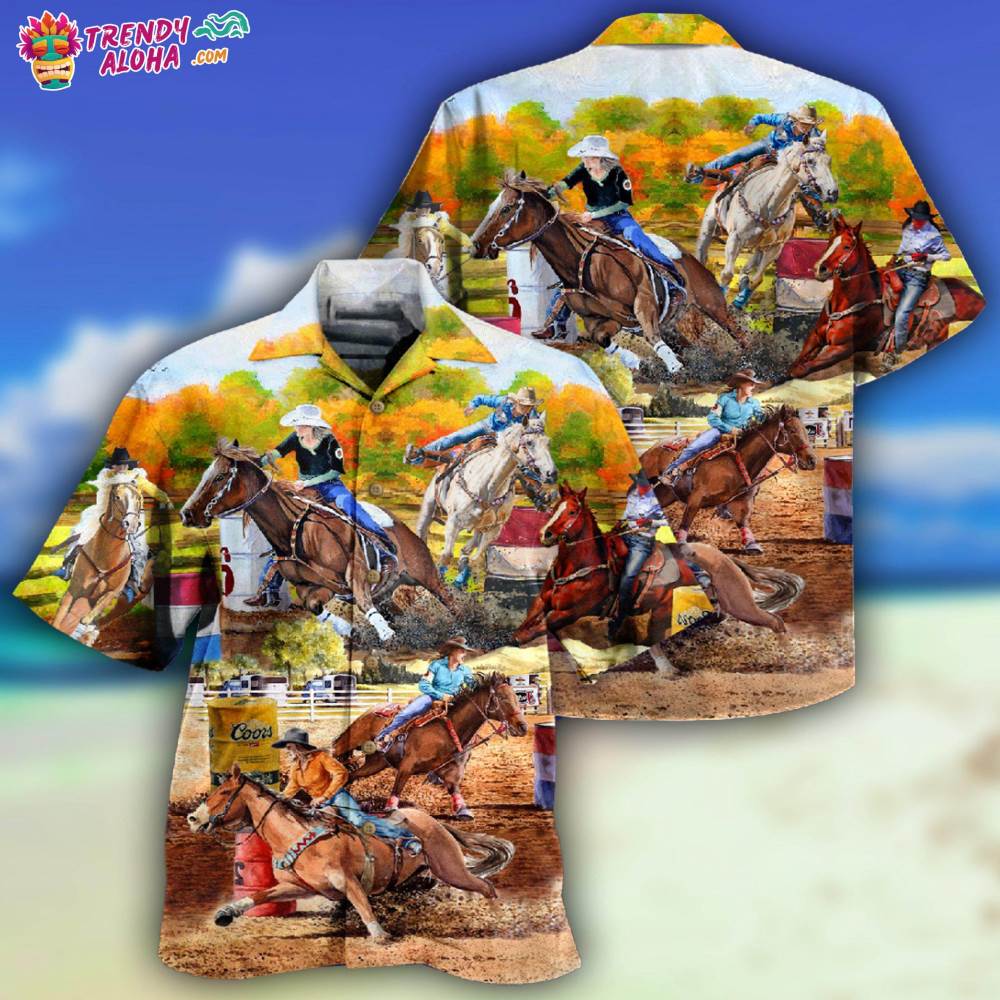Horse Barrel Racing Ride It Like You Stole It Hawaiian Shirt – Trendy Aloha