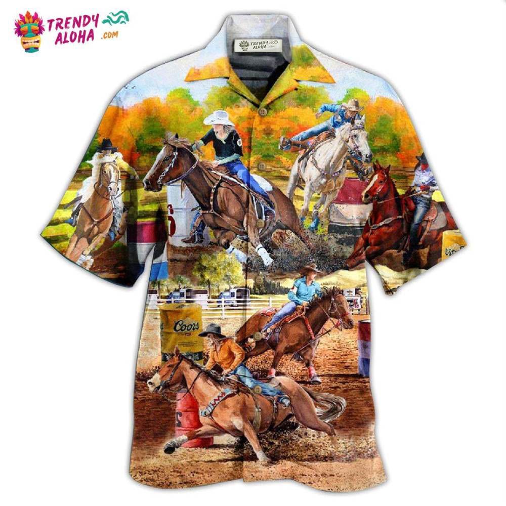 Horse Barrel Racing Ride It Like You Stole It Hawaiian Shirt – Trendy Aloha