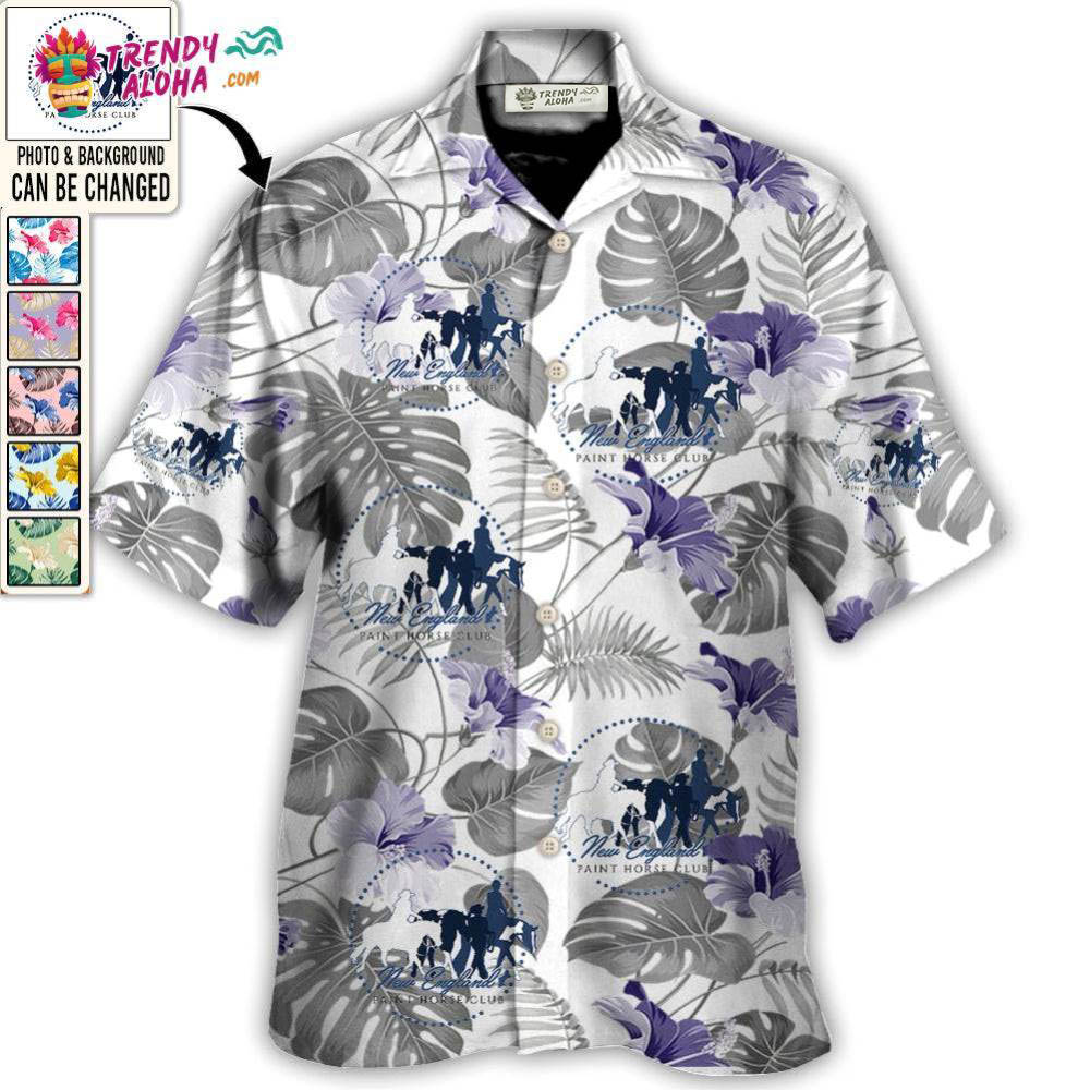 Horse Club You Want Tropical Style Custom Photo – Hawaiian Shirt – Personalized Photo Gifts Hawaiian Shirt – Trendy Aloha