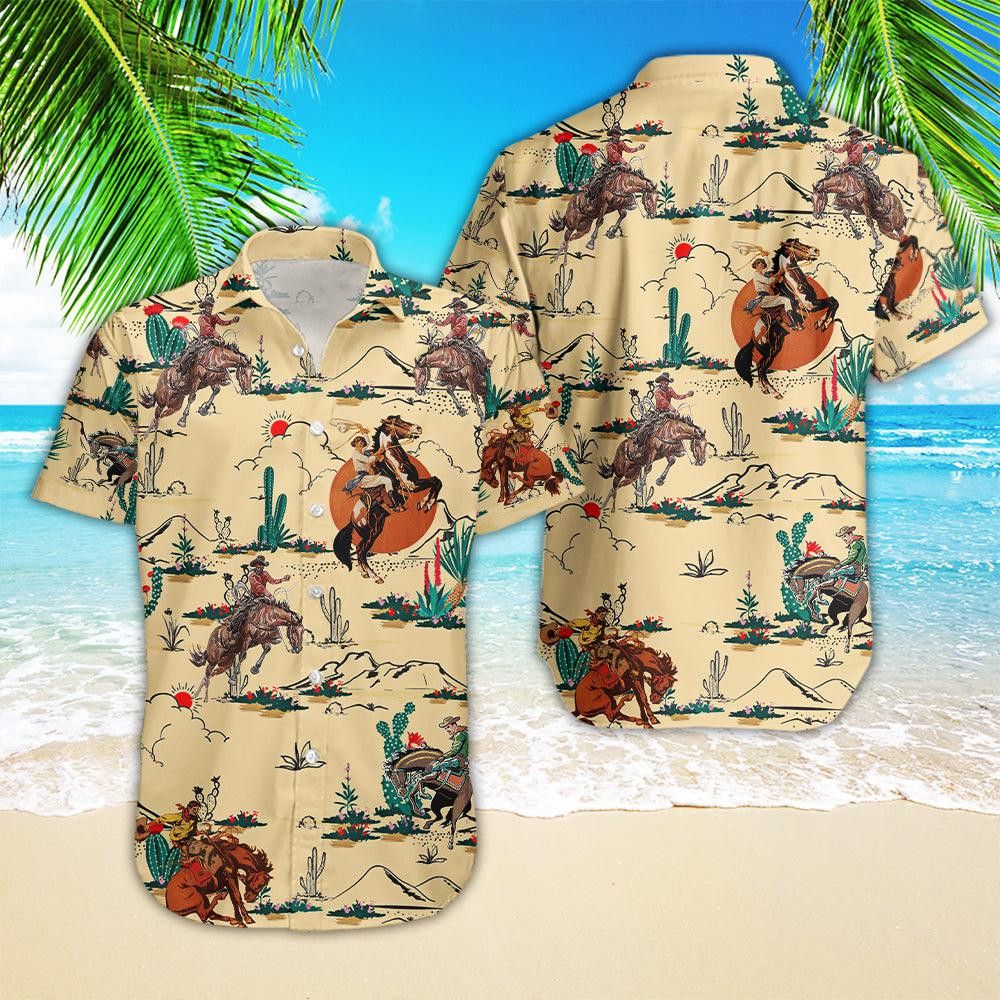 Horse Cowboy Trendy Hawaiian Shirt