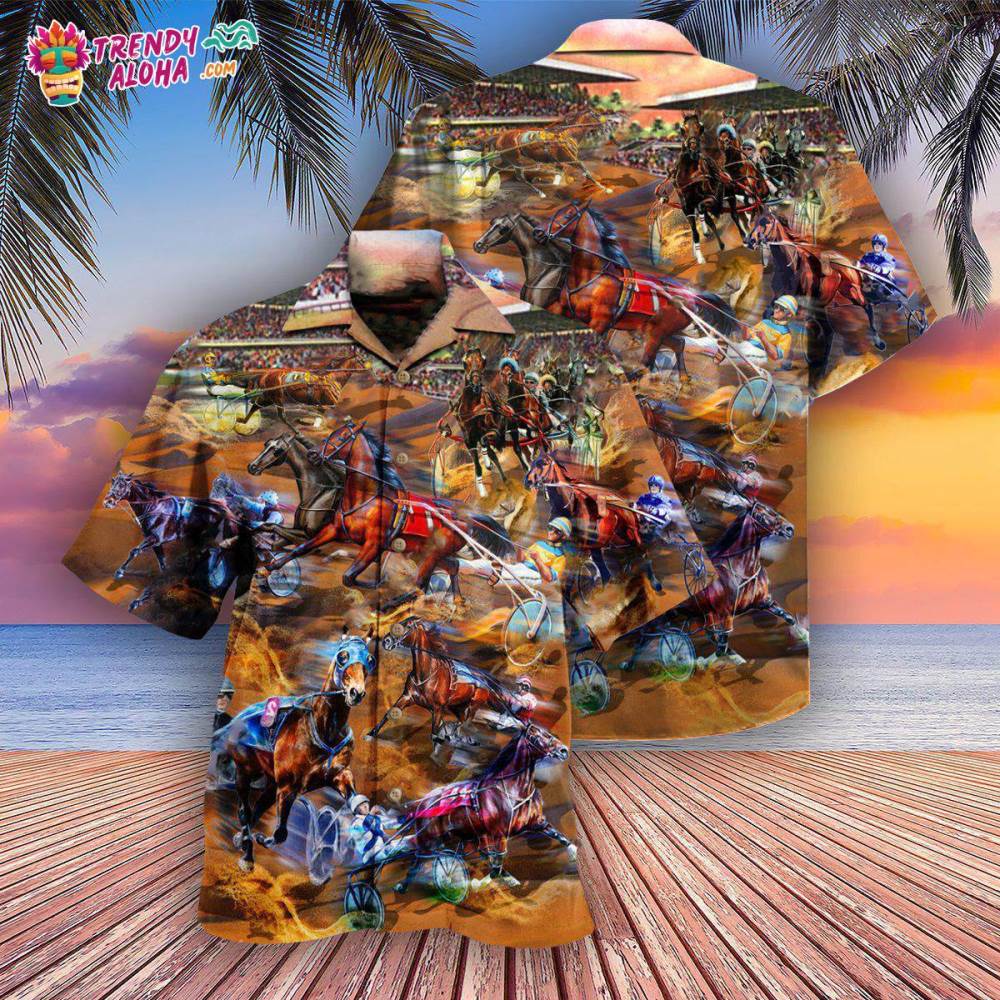 Horse Harness Racing Life Is Better At The Races Hawaiian Shirt – Trendy Aloha