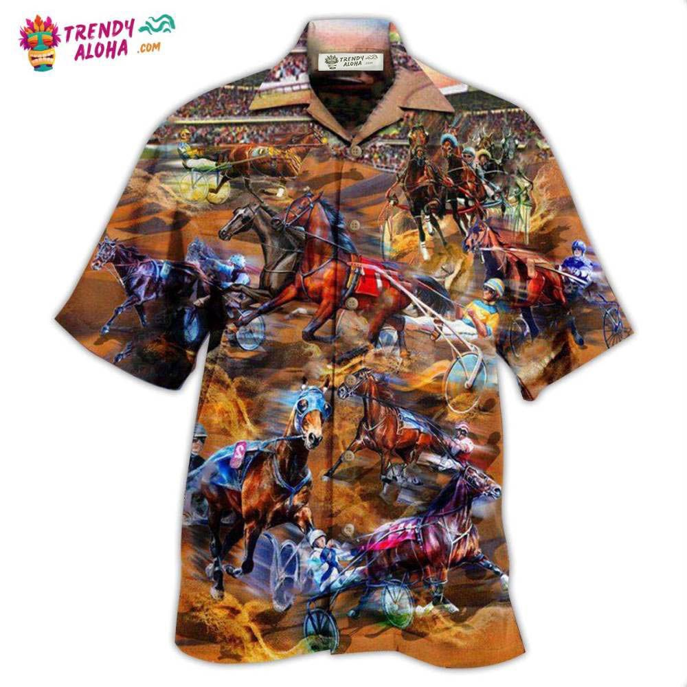 Horse Harness Racing Life Is Better At The Races Hawaiian Shirt – Trendy Aloha