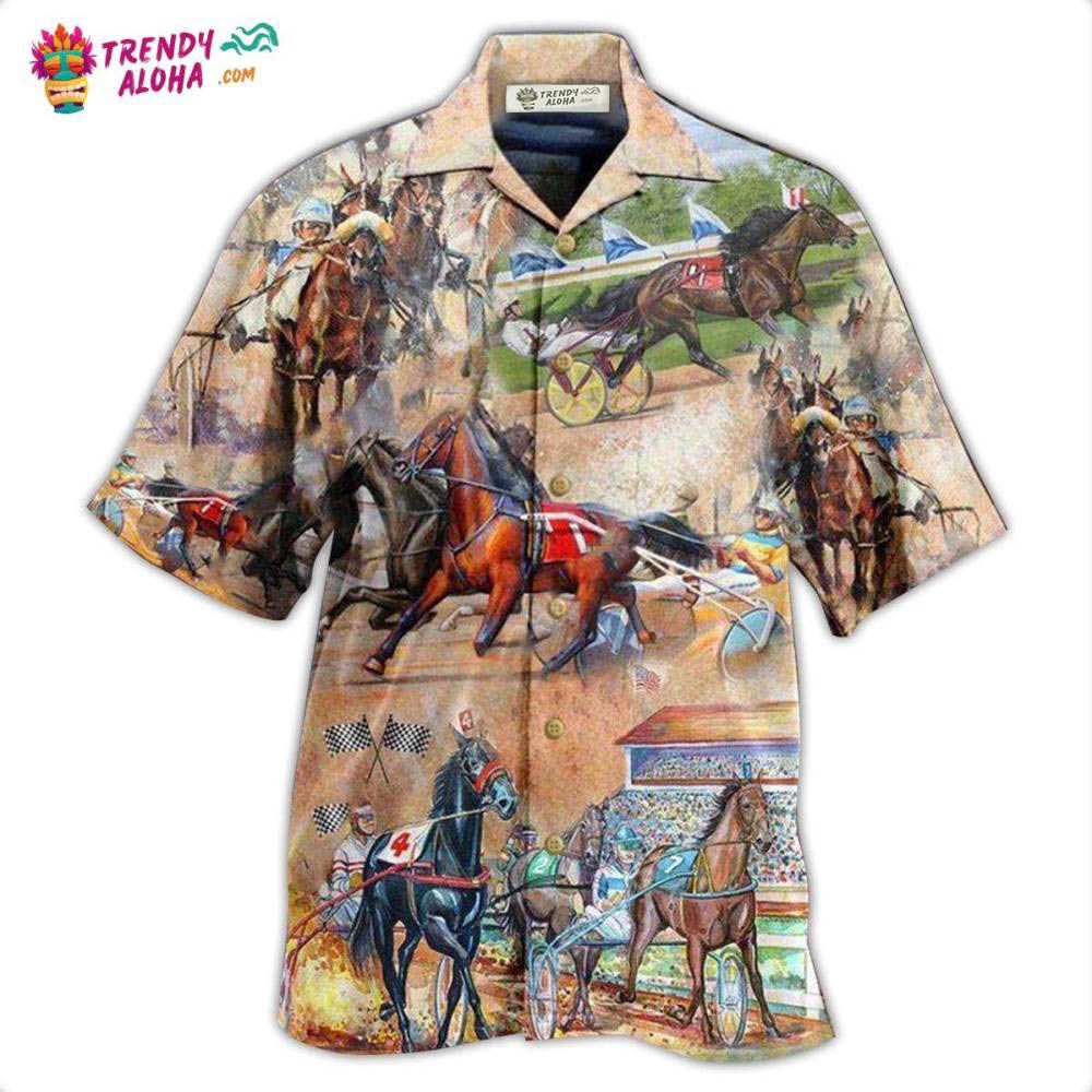 Horse Harness Racing On With Passion Hawaiian Shirt – Trendy Aloha Horse Harness Racing On With Passion Hawaiian Shirt – Trendy Aloha