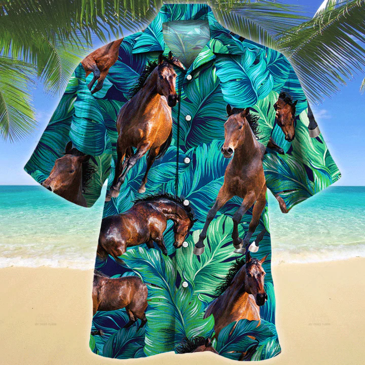 Horse Lovers Gift Trendy Hawaiian Shirt, Horse Trendy Hawaiian Shirt Vintage Flower, Horse Aloha Shirt Horse Lovers Gift Trendy Hawaiian Shirt, Horse Trendy Hawaiian Shirt Vintage Flower, Horse Aloha Shirt