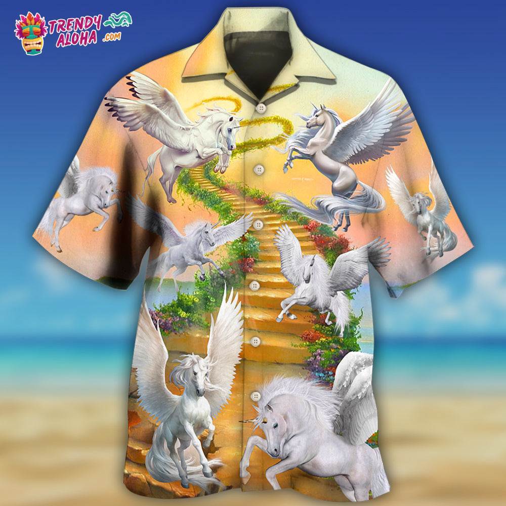 Horse Paradise Dream Style Hawaiian Shirt – Trendy Aloha