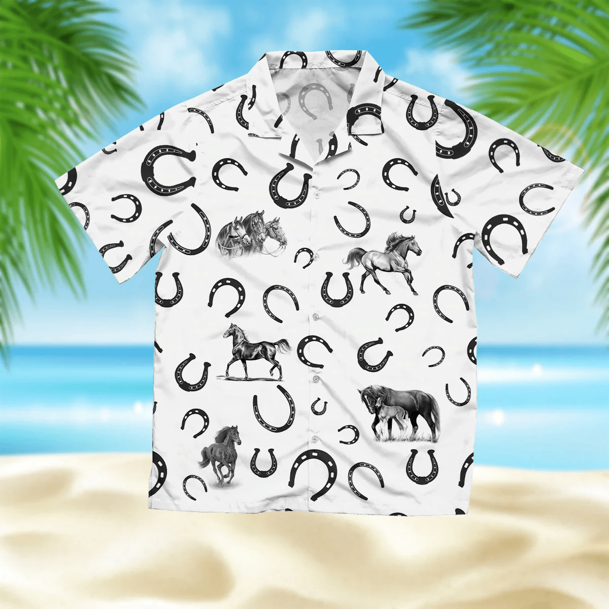 Horse Pattern – Hawaiian Shirt, Summer Hawaiian Shirts For Men And Women Aloha Beach Shirt
