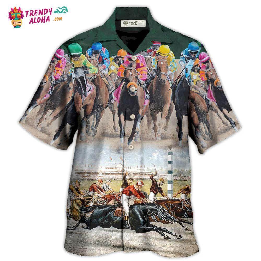 Horse Racing Great Horse Best Seat Hawaiian Shirt – Trendy Aloha Horse Racing Great Horse Best Seat Hawaiian Shirt – Trendy Aloha