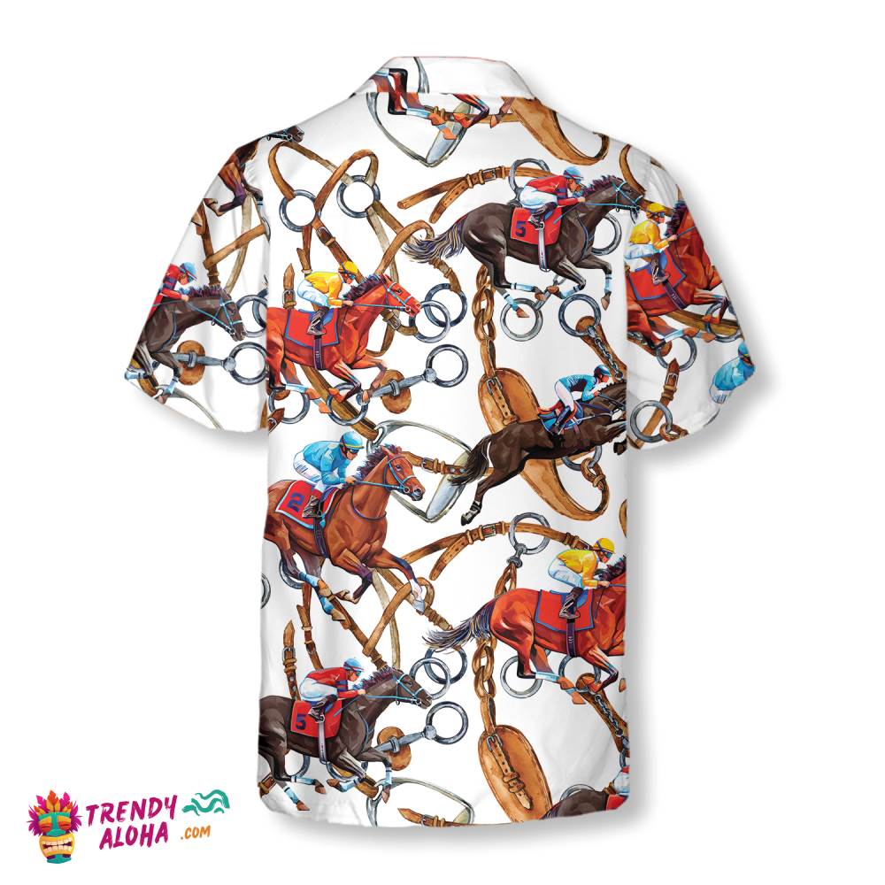 Horse Racing Shirt For Men Hawaiian Shirt Horse Racing Shirt For Men Hawaiian Shirt