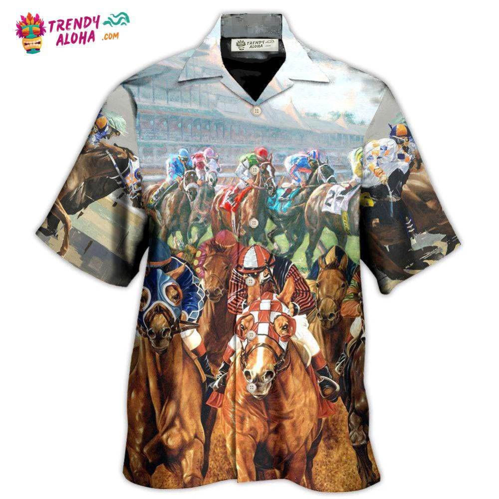Horse Racing You Have The Best Seat Hawaiian Shirt – Trendy Aloha