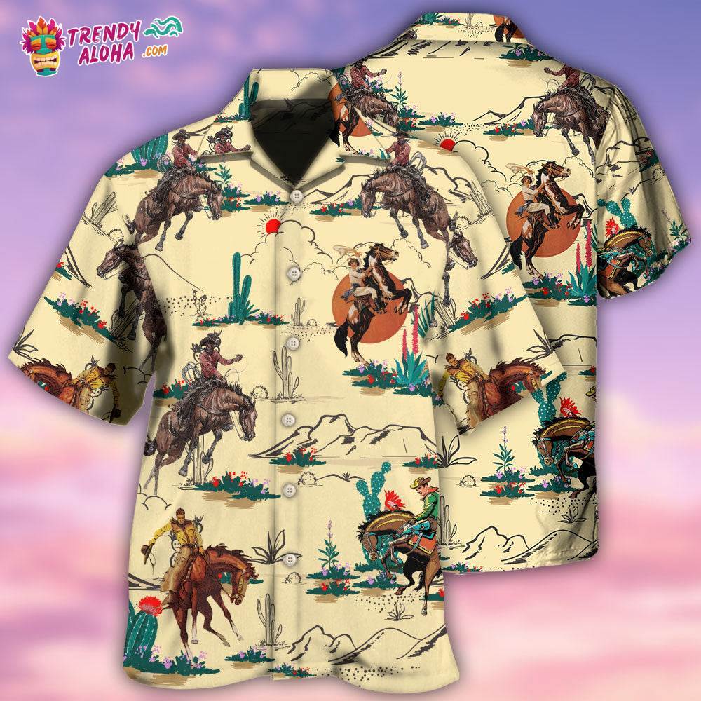 Horse Style Lover Lovely Hawaiian Shirt – Trendy Aloha