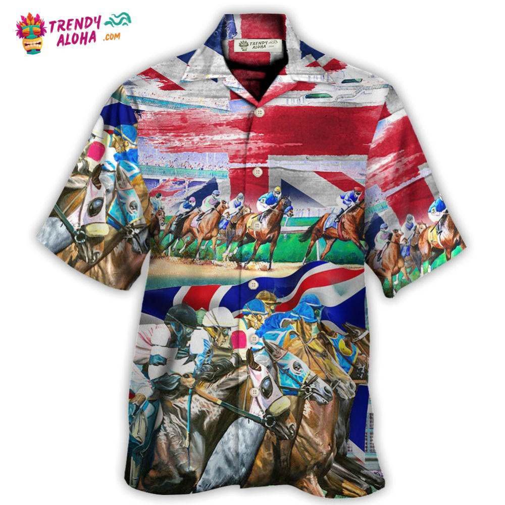 Horse United Kingdom Horse Racing Amazing Seat Lover Hawaiian Shirt – Trendy Aloha