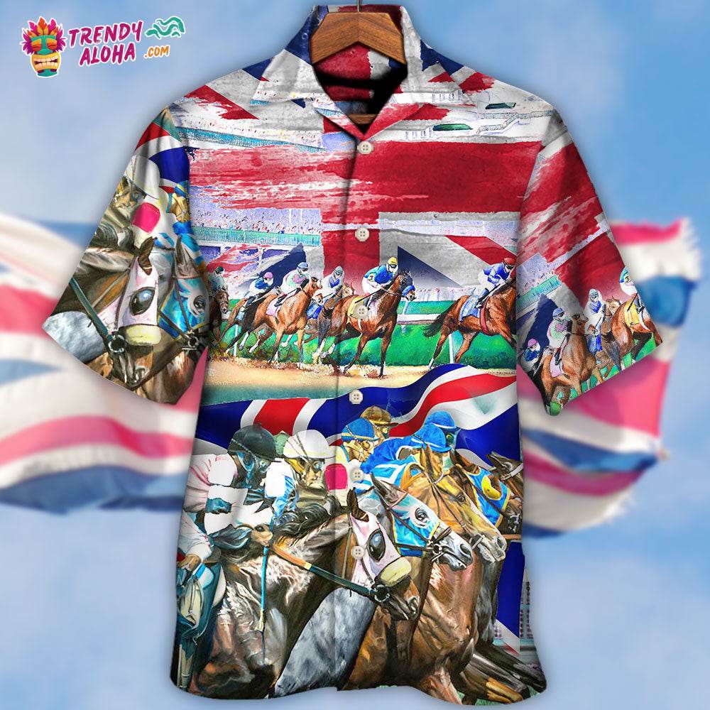 Horse United Kingdom Horse Racing Amazing Seat Lover Hawaiian Shirt – Trendy Aloha