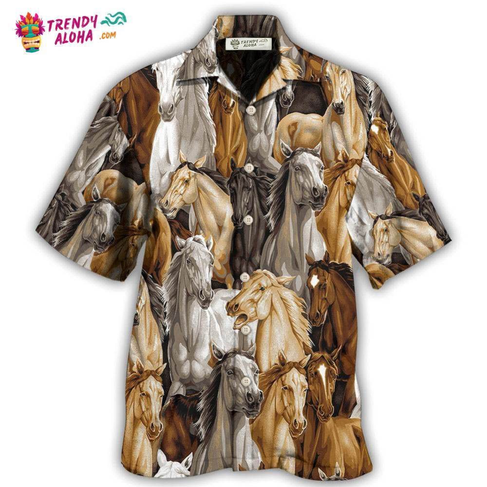 Horse Vintage Unique Hawaiian Shirt – Trendy Aloha Horse Vintage Unique Hawaiian Shirt – Trendy Aloha