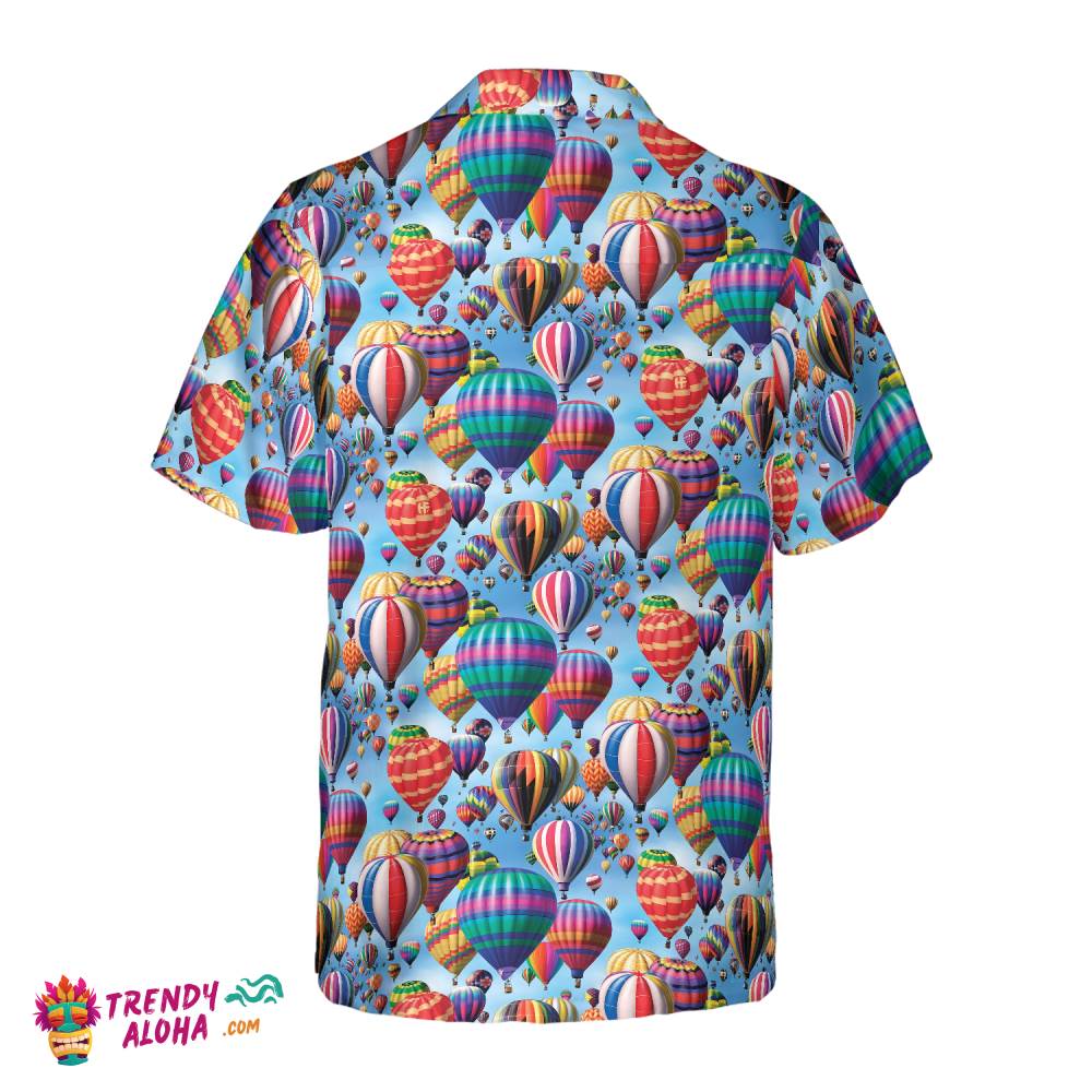 Hot Air Balloon Hawaiian Shirt