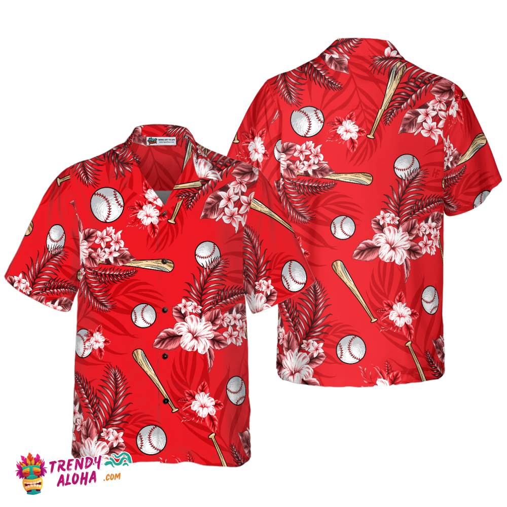 Hot Baseball Summer Hawaiian Shirt