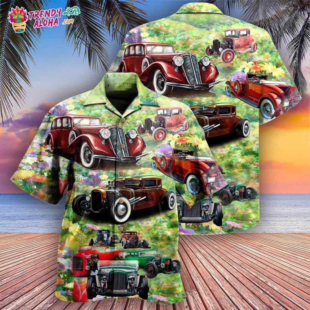 Hot Rod Car Life Is Too Short To Drive Boring Cars Hawaiian Shirt – Trendy Aloha