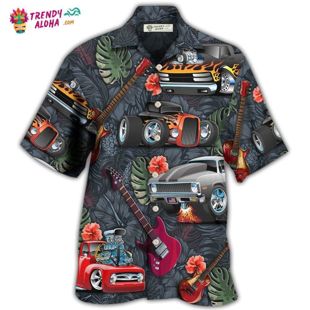 Hot Rod Guitar I Like Hot Rods And Guitars Hawaiian Shirt – Trendy Aloha Hot Rod Guitar I Like Hot Rods And Guitars Hawaiian Shirt – Trendy Aloha