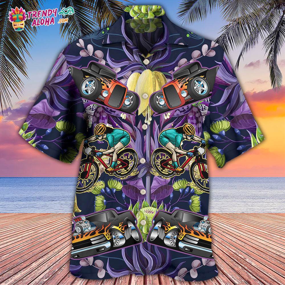 Hot Rod I Like Hot Rods And Mountain Biking Hawaiian Shirt – Trendy Aloha
