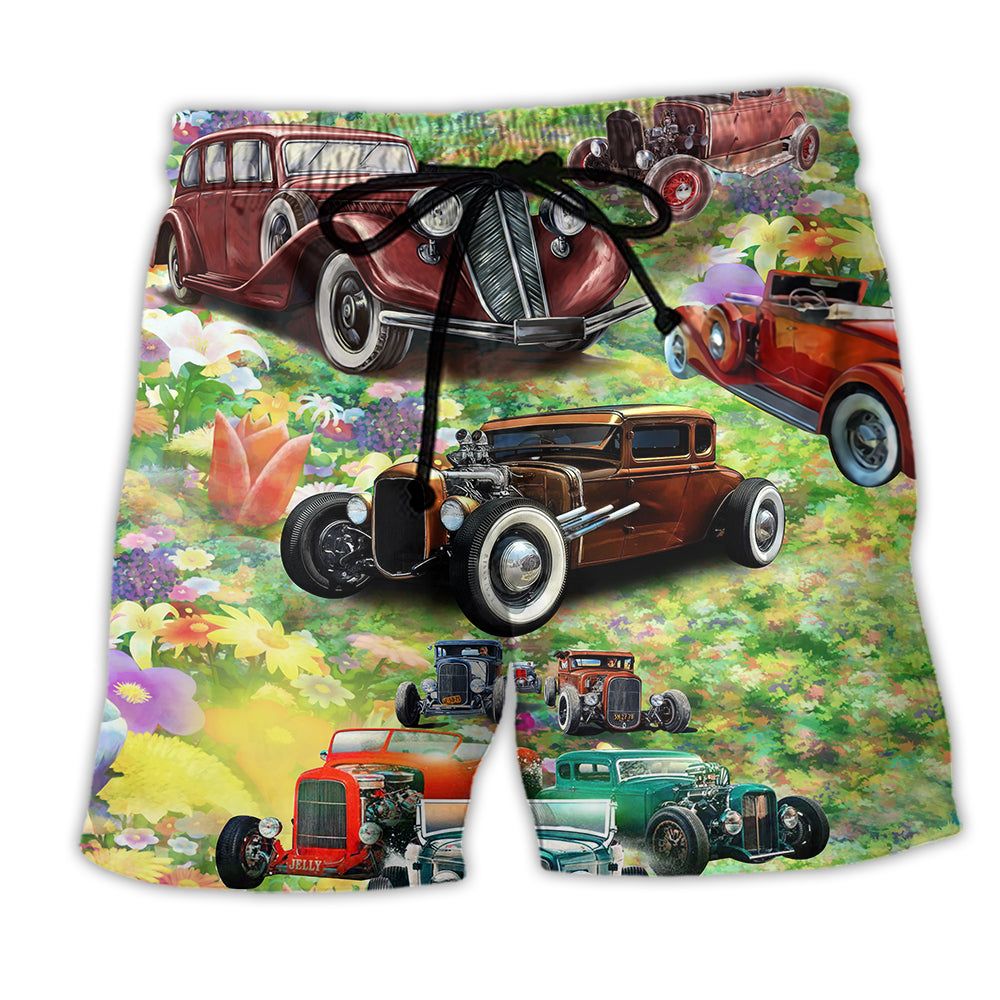 Hot Rod Life Is Too Short To Drive Boring Cars Trendy Aloha Hawaiian Beach Shorts Hot Rod Life Is Too Short To Drive Boring Cars Trendy Aloha Hawaiian Beach Shorts