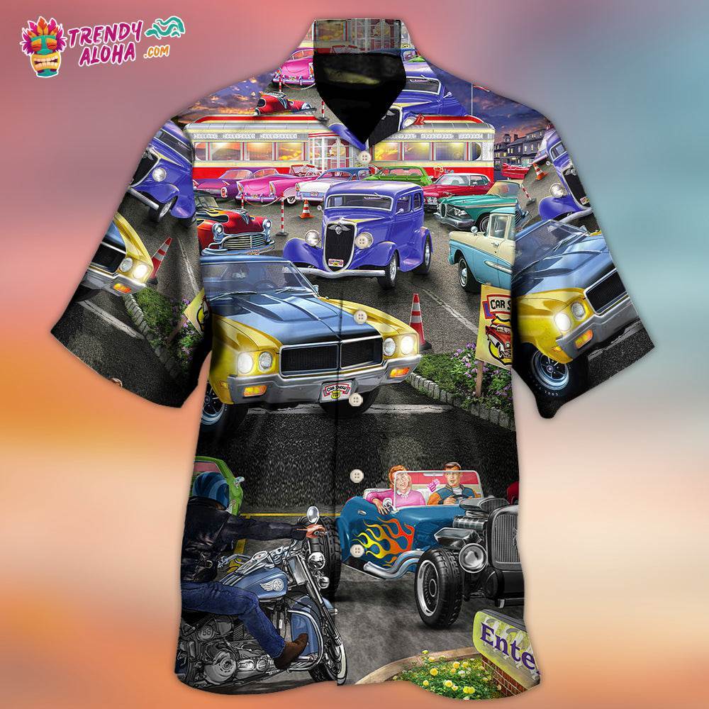 Hot Rod Lover Cool Art Style Hawaiian Shirt – Trendy Aloha