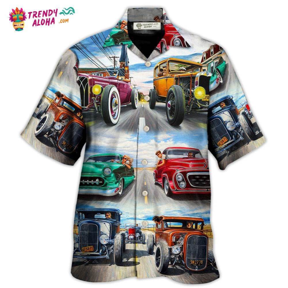 Hot Rod Racing Lover Cool Art Style Hawaiian Shirt – Trendy Aloha Hot Rod Racing Lover Cool Art Style Hawaiian Shirt – Trendy Aloha