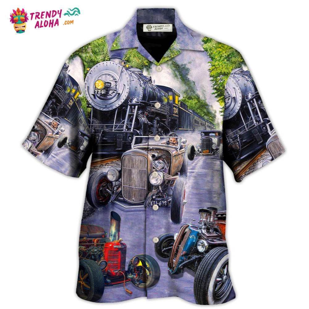 Hot Rod Racing Train Cool Art Style Hawaiian Shirt – Trendy Aloha Hot Rod Racing Train Cool Art Style Hawaiian Shirt – Trendy Aloha
