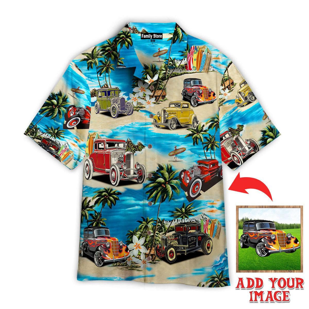 Hot Rod Tropical Custom Hawaiian Shirt
