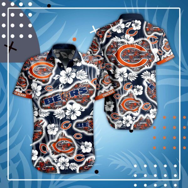 Hot Trending 2: NFL Chicago Bears Hawaiian Shirt, Style Short