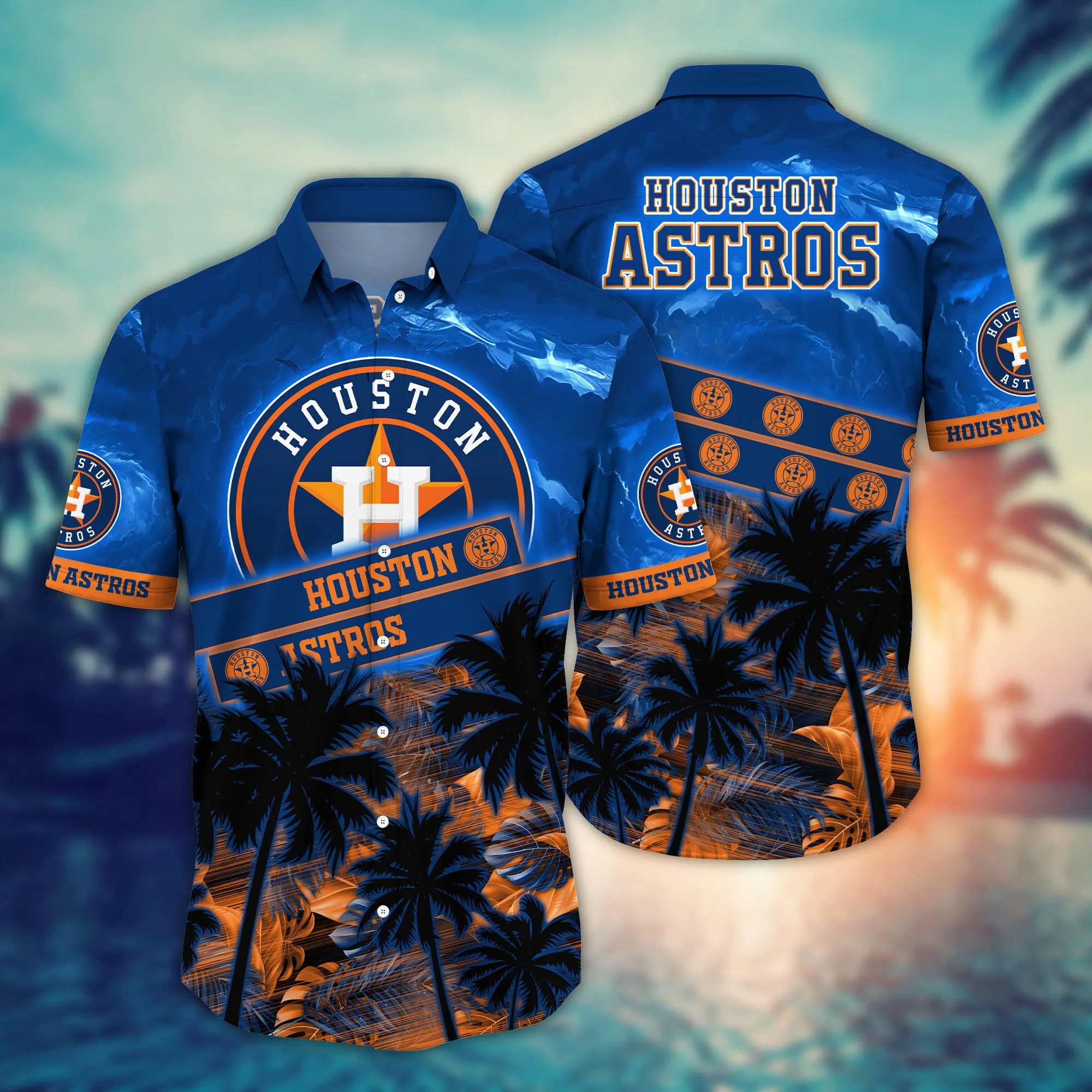 Houston Astros MLB Hawaiian Shirt Sun-Soaked Aloha Shirt