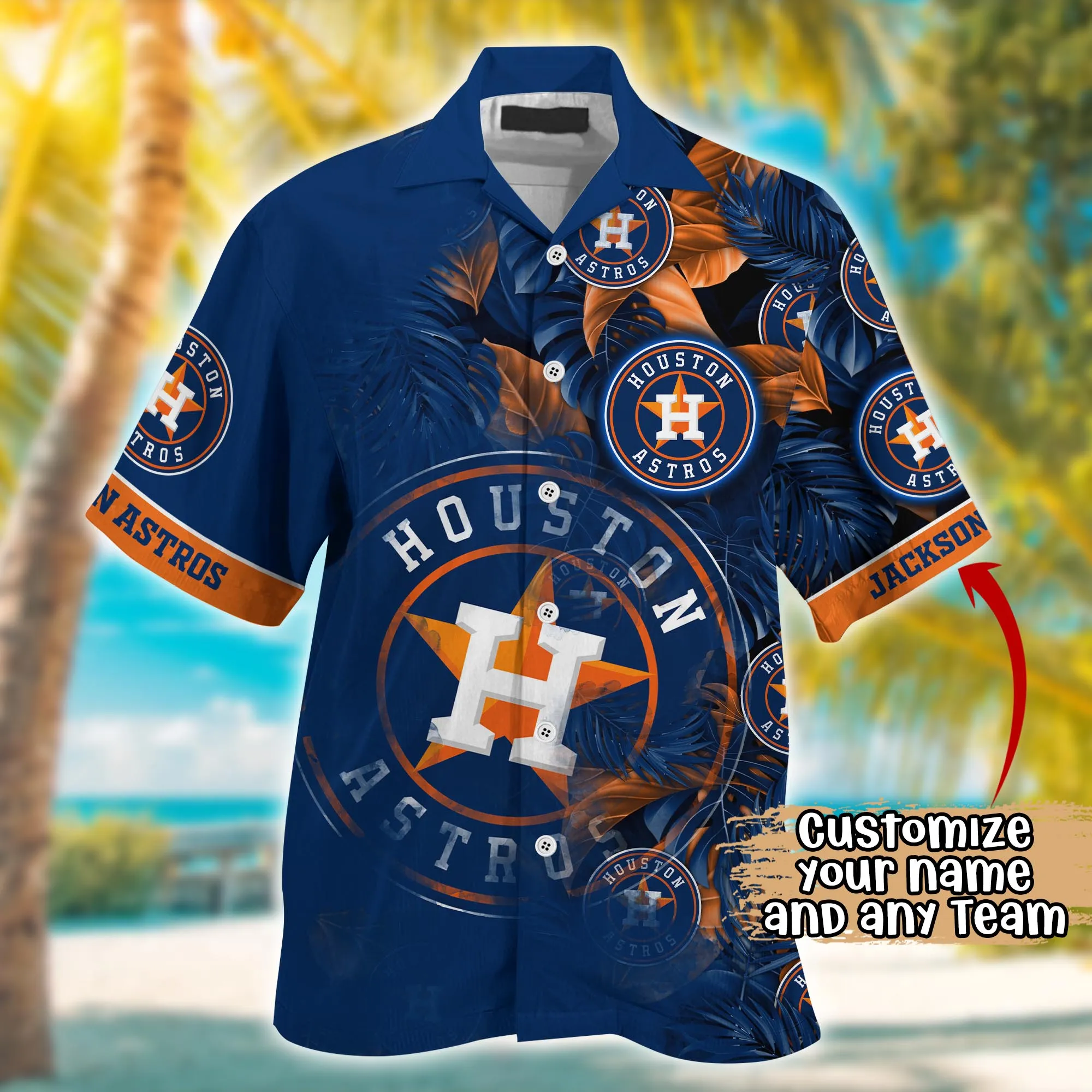 Houston Astros MLB Summer Hawaii Shirt And Tshirt Custom Aloha Shirt