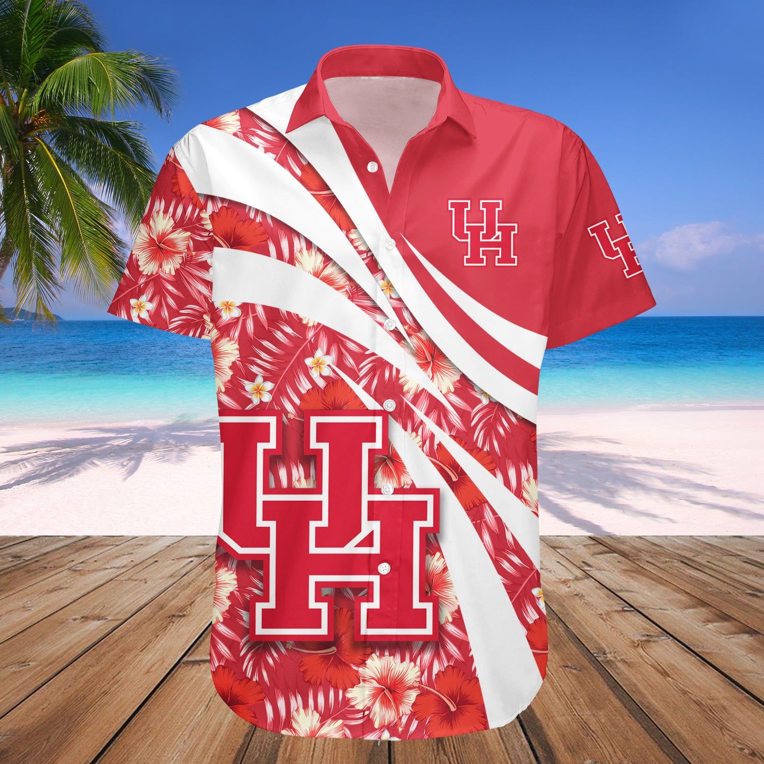 Houston Cougars Hawaii Shirt Hibiscus Sport Style – NCAA