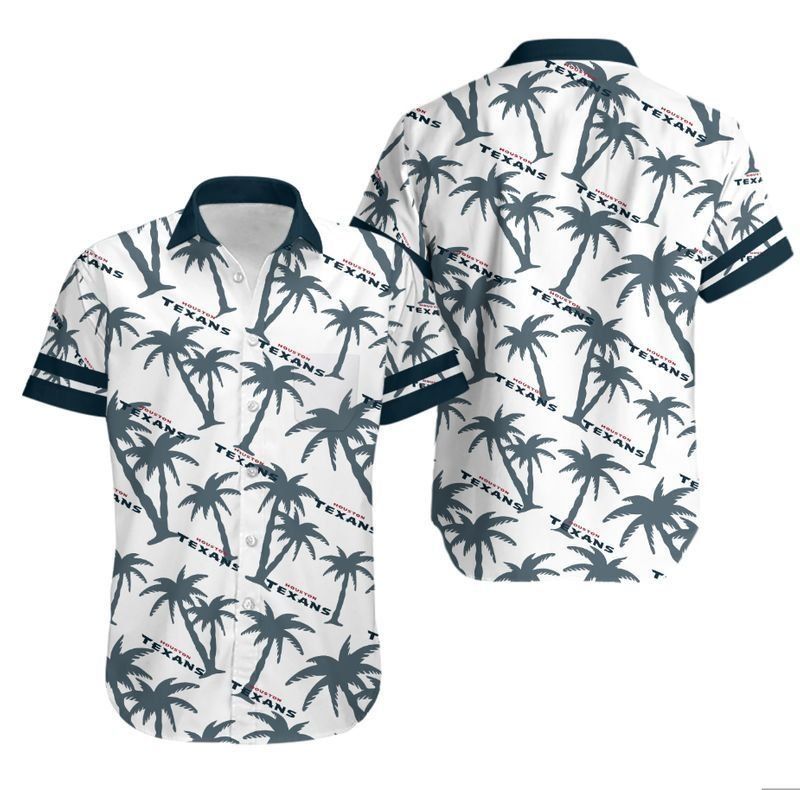 Houston Texans Coconut Tree NFL Gift For Fan Hawaii Shirt And Shorts Shirt