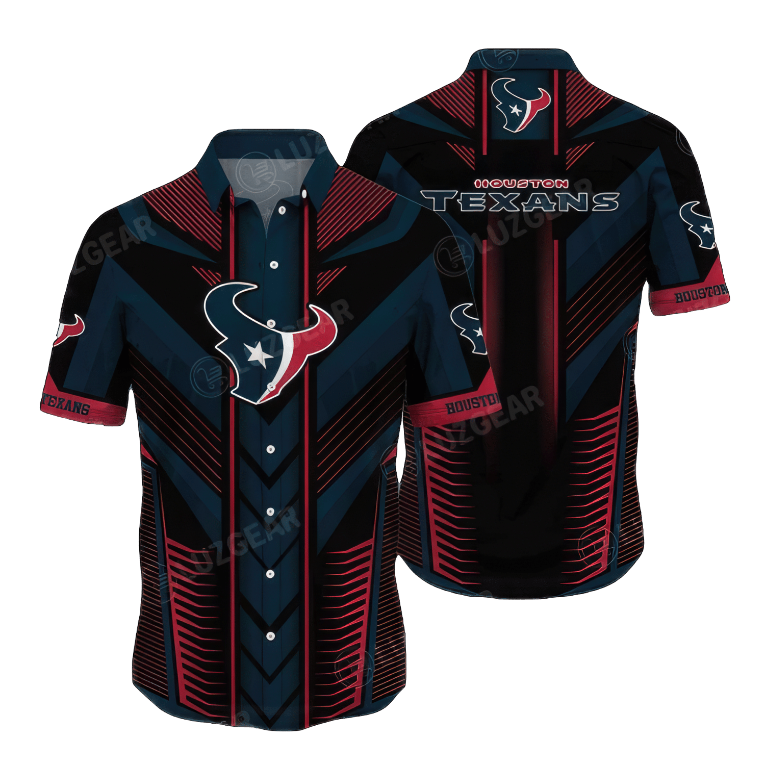 Houston Texans Custom NFL Hawaiian Shirt