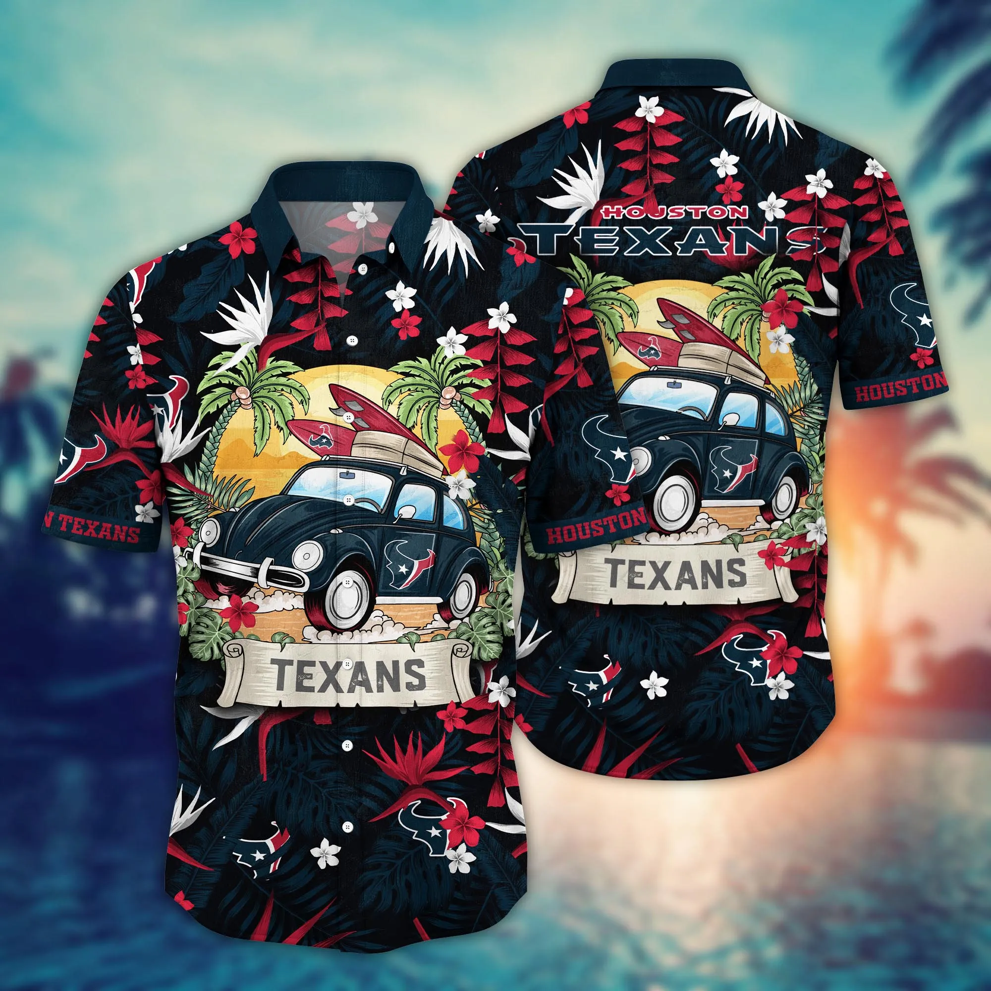 Houston Texans NFL Hawaiian Shirt Firefliestime Aloha Shirt