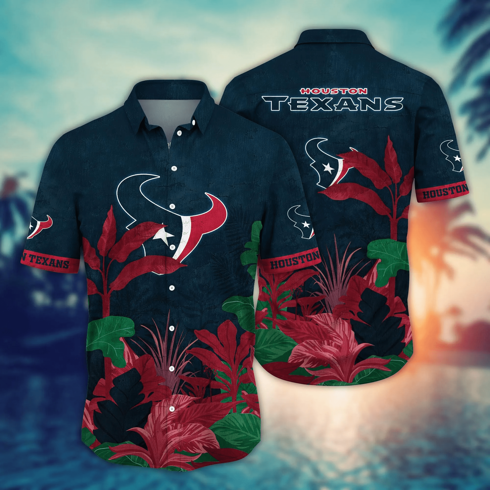 Houston Texans NFL Hawaiian Shirt Ice Cream Season Aloha Shirt